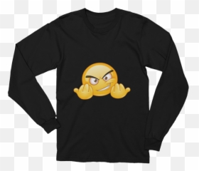 Invitation To Fight Emoji Long - Deep State T Shirt,Fight Emoticon