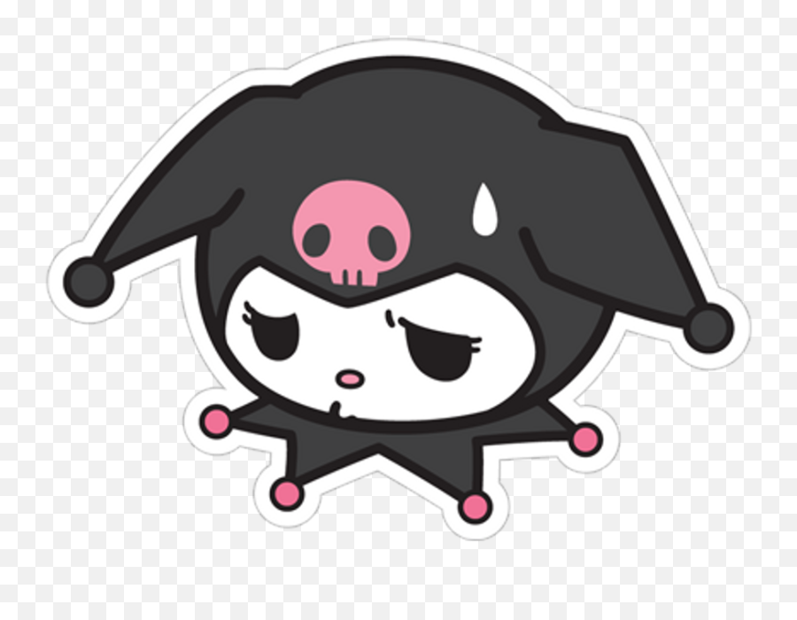 Kuromi Kuromisticker Sanrio Sanriocharacters Hellokitty - Kuromi Transparent Png Emoji,Ouch Emoji