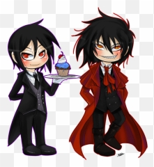 Art Animated - Alucard Black Butler Emoji,Zoro Emotions