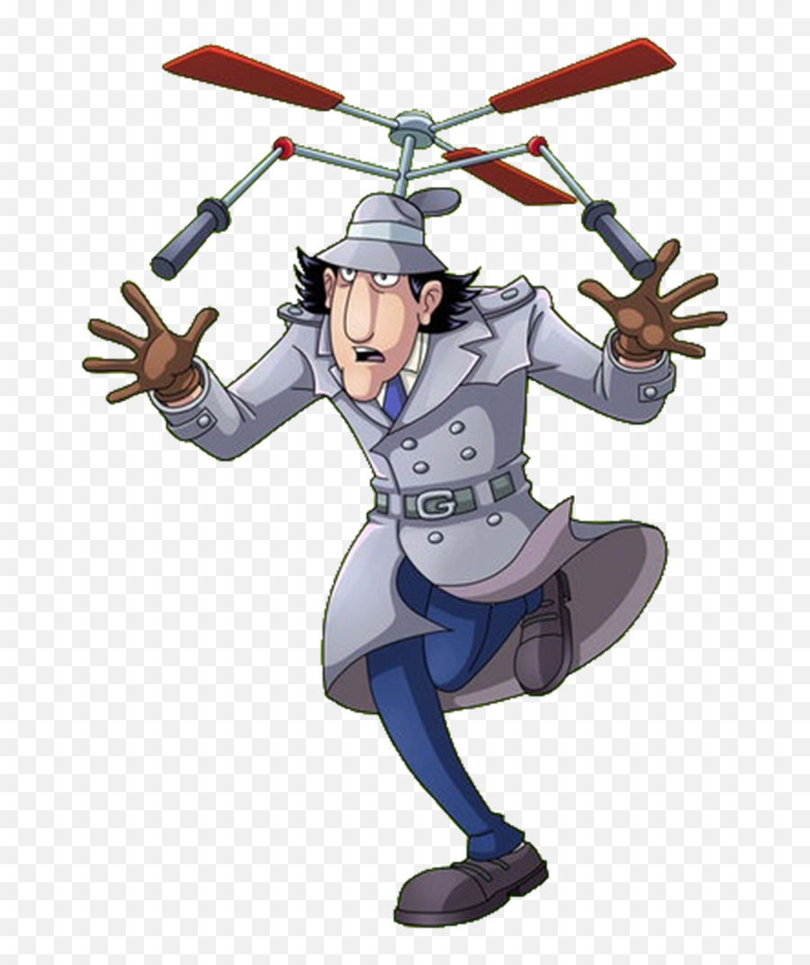 Inspector Gadget Frying Clipart - Full Size Clipart Inspector Gadget Emoji,Fry Futurama Emoji