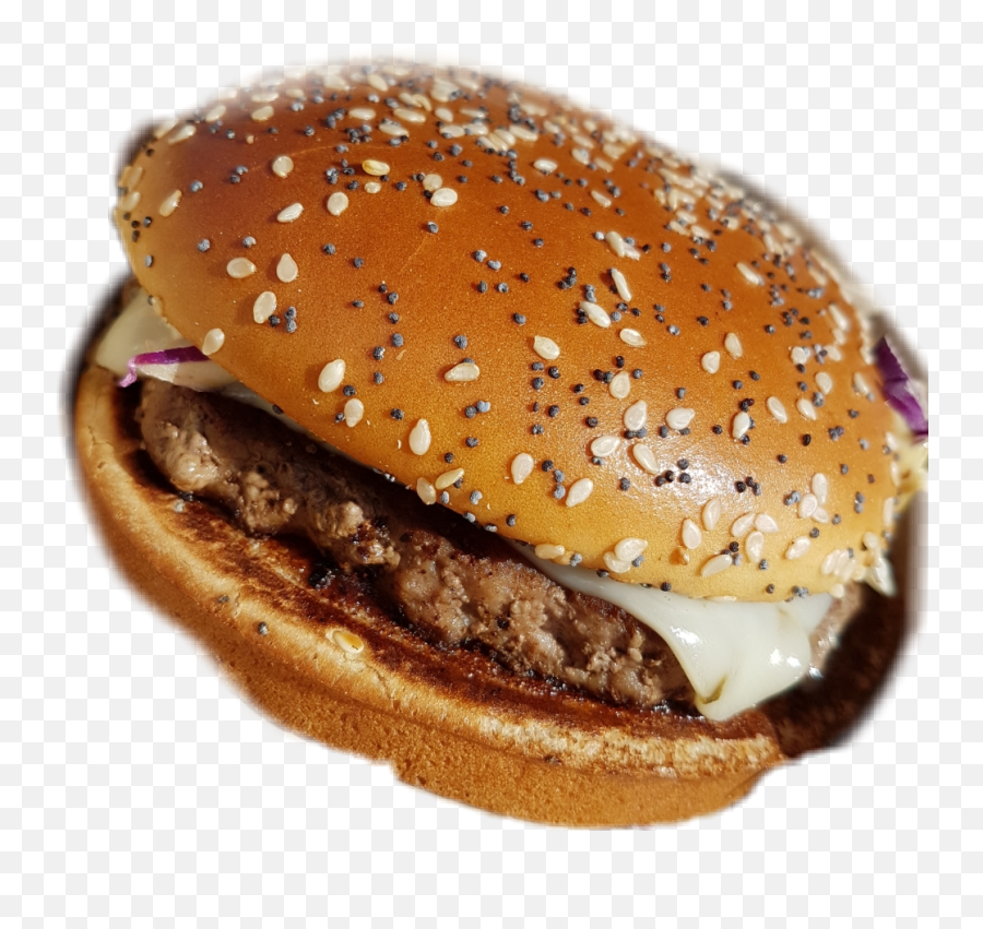 Burger Wendys Cheeseburger Scfastfoods Sticker By Missy - Hamburger Bun Emoji,Burger Emoji Transparent Background