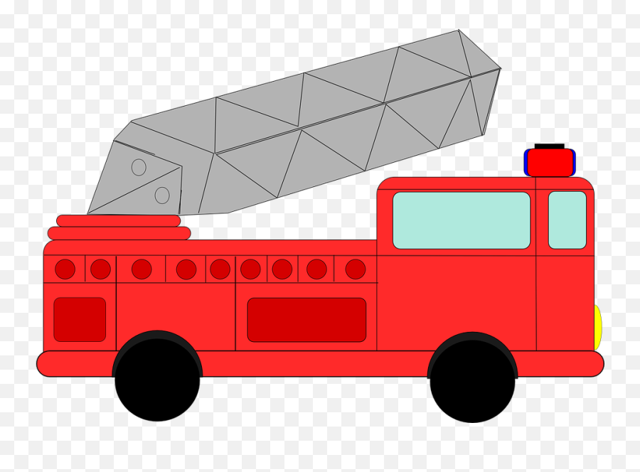 Cartoon Fire Truck Clipart 4 Clipartcow - Fire Truck Clip Art Emoji,Firetruck Emoji