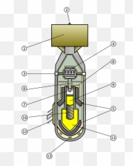Clipart Explosion Little Boy Bomb Clipart Explosion Little - Little Boy Atomic Bomb Diagram Emoji,Star Gun Bomb Emoji