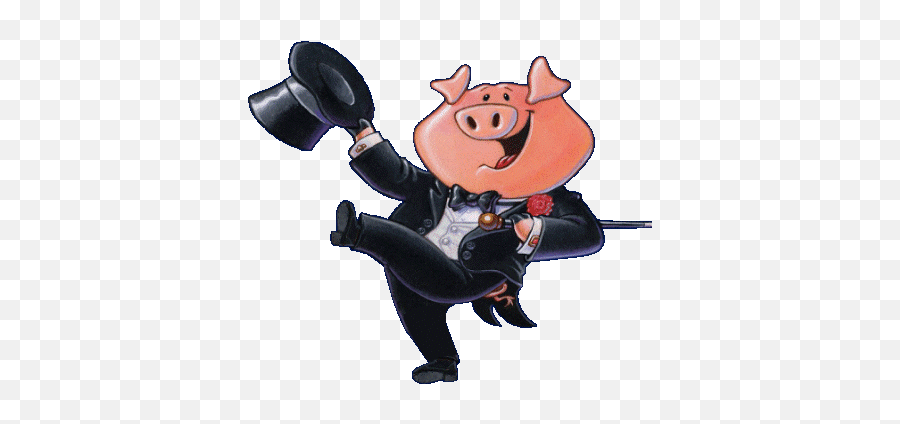 Pigs Gifs - Gif Cochon Qui Danse Emoji,Pig Emoticon Gif