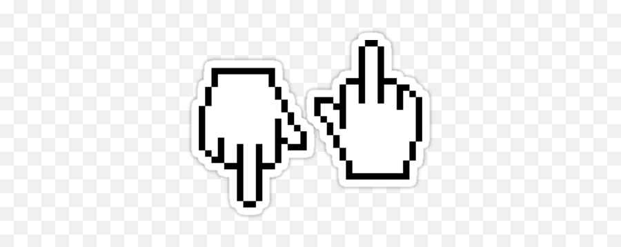 Microsoft Stickers And T - Funny Cursor Emoji,Emoji Taping Fingers