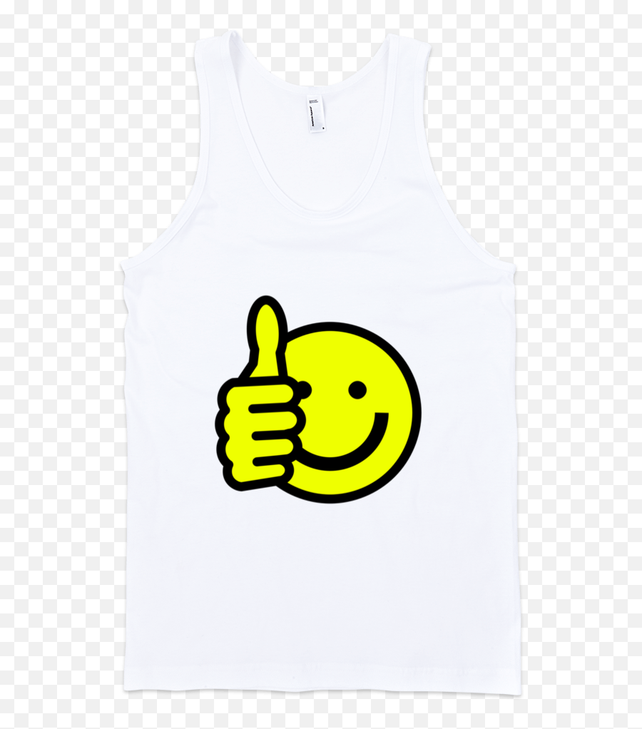Good Smiley Fine Jersey Tank Top Unisex - Active Tank Emoji,Emoji 100 Shirts