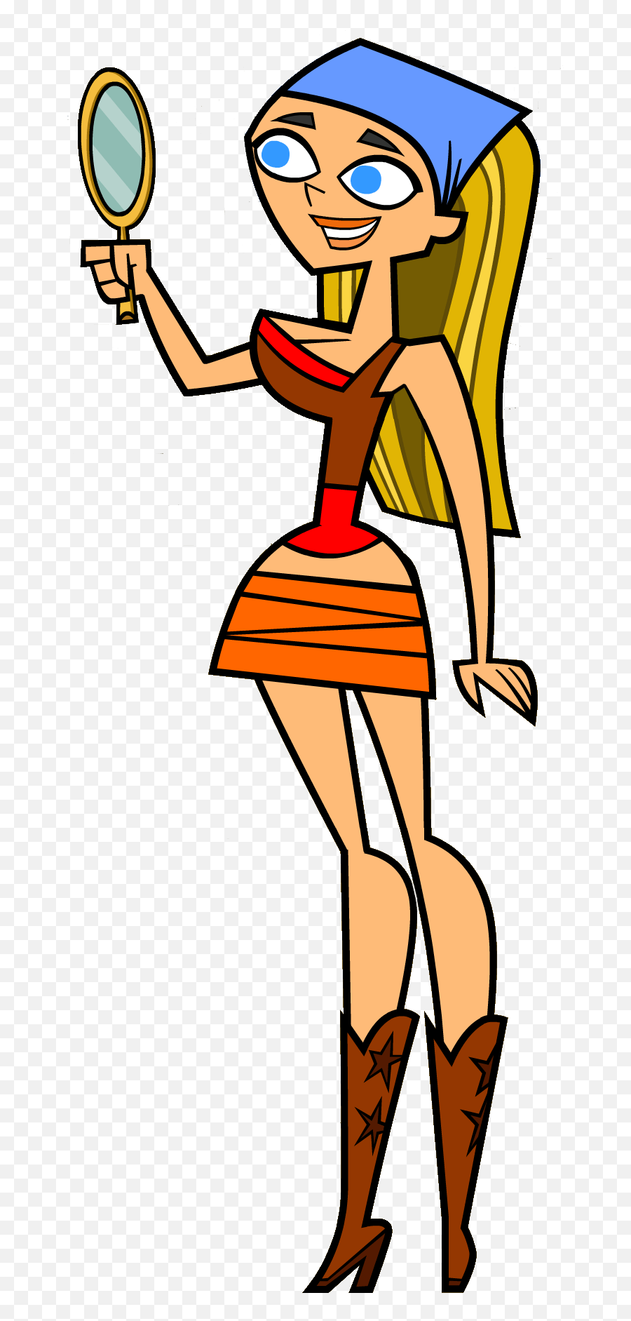 Image Intro 1 Png Total Drama Wiki - Total Drama Lindsay Without Bandana Emoji,Total Drama Island Emotions