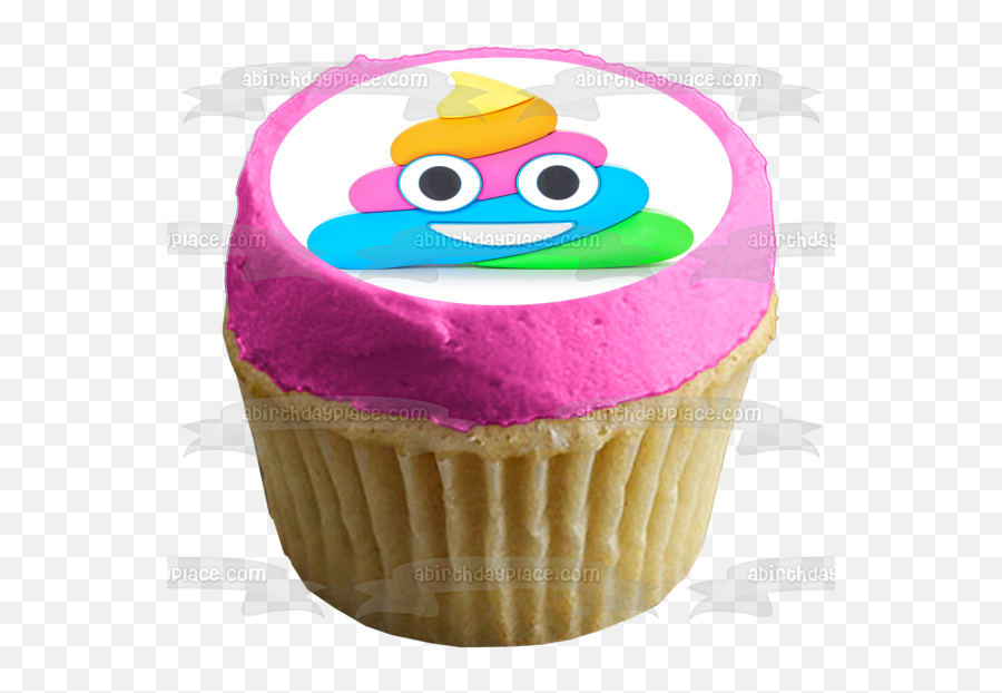 Emoji Poop Pou Rainbow Colors Edible - Anna Banana De Rainbow Rangers,Rainbow Colored Emojis