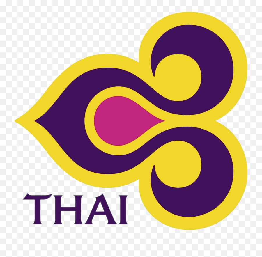 Airplane Logo Png - Icons Logos Emojis Yellow And Purple Vector Thai Airways Logo,Airplane Emoji Png