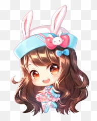Headband Drawing Anime Transparent Png Clipart Free - Anime Anime Chibi Girl Emoji,Chibi Emotions Draw