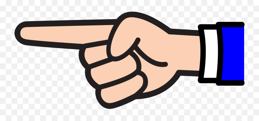 Finger Point Clip Art - Finger Pointing Clip Art Emoji,Finger Point Emoji