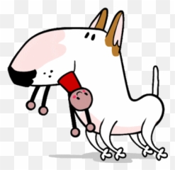 Dog Sticker By Jimmy The Bull For Ios U0026 Android Giphy - English Bull Terrier Cartoon Emoji,Bull Emoji