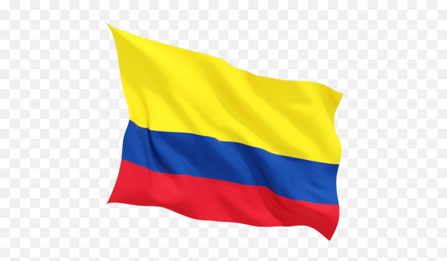 Flag Of Colombia - Waving Colombia Flag Png Emoji,Coombian Flag Emoji