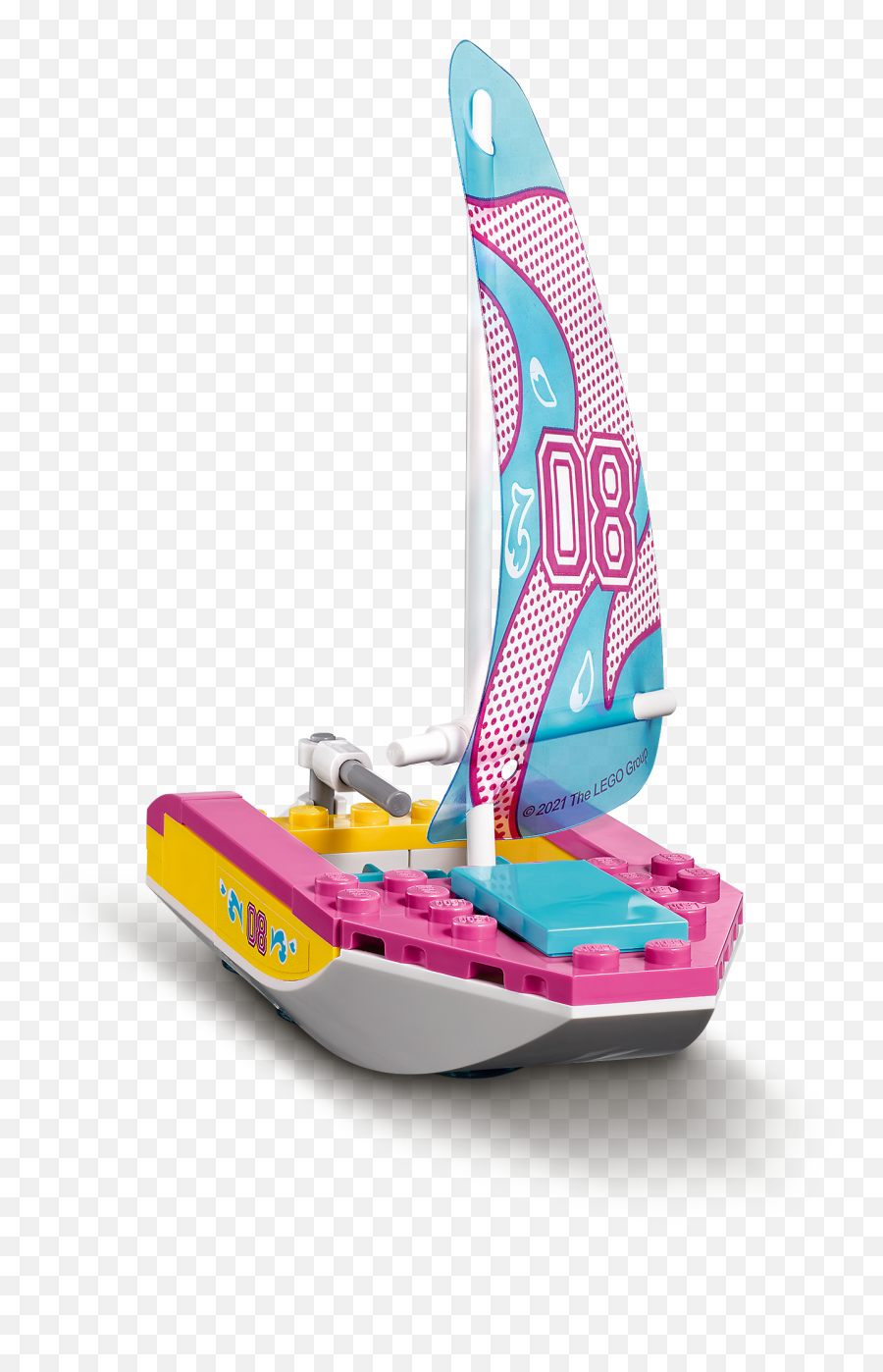 Forest Camper Van And Sailboat 41681 - Lego Friends Sets Lego Friends Forest Camper Van And Sailboat Emoji,Sailing Emoticon