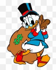 Scrooge Clip - Money Scrooge Mcduck Clipart Emoji,Is Scrooge Mcduck A Red Emoji