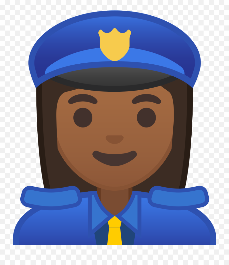 Woman Police Officer Medium Dark Skin - Policia Clipart Emoji,Police Detective Emoji