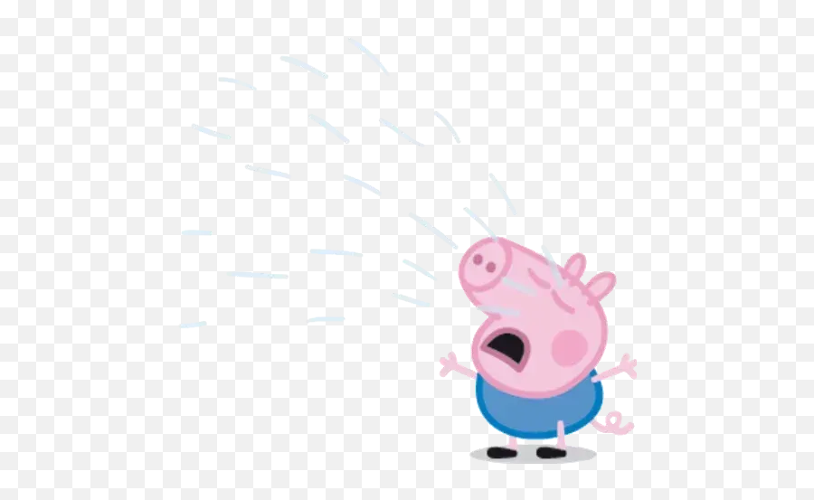 Pepig Sticker Pack - Stickers Cloud Crying George Pig Emoji,Emojis Triste Com Frases