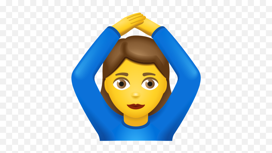 Woman Gesturing Ok Icon In Emoji Style - Happy,Emojis Png Hd Ok