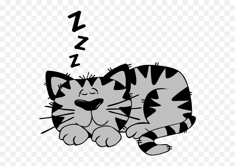 Free Sleepy Head Cliparts Download - Clipart Cartoon Cat Sleeping Emoji,Cat And Zzz Emoji