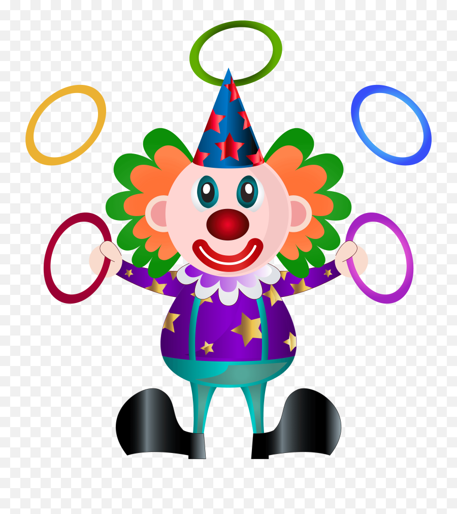 Clown Png Clip Art Picture Transparent - Transparent Clown Clipart Free Emoji,Clownboy Emoji