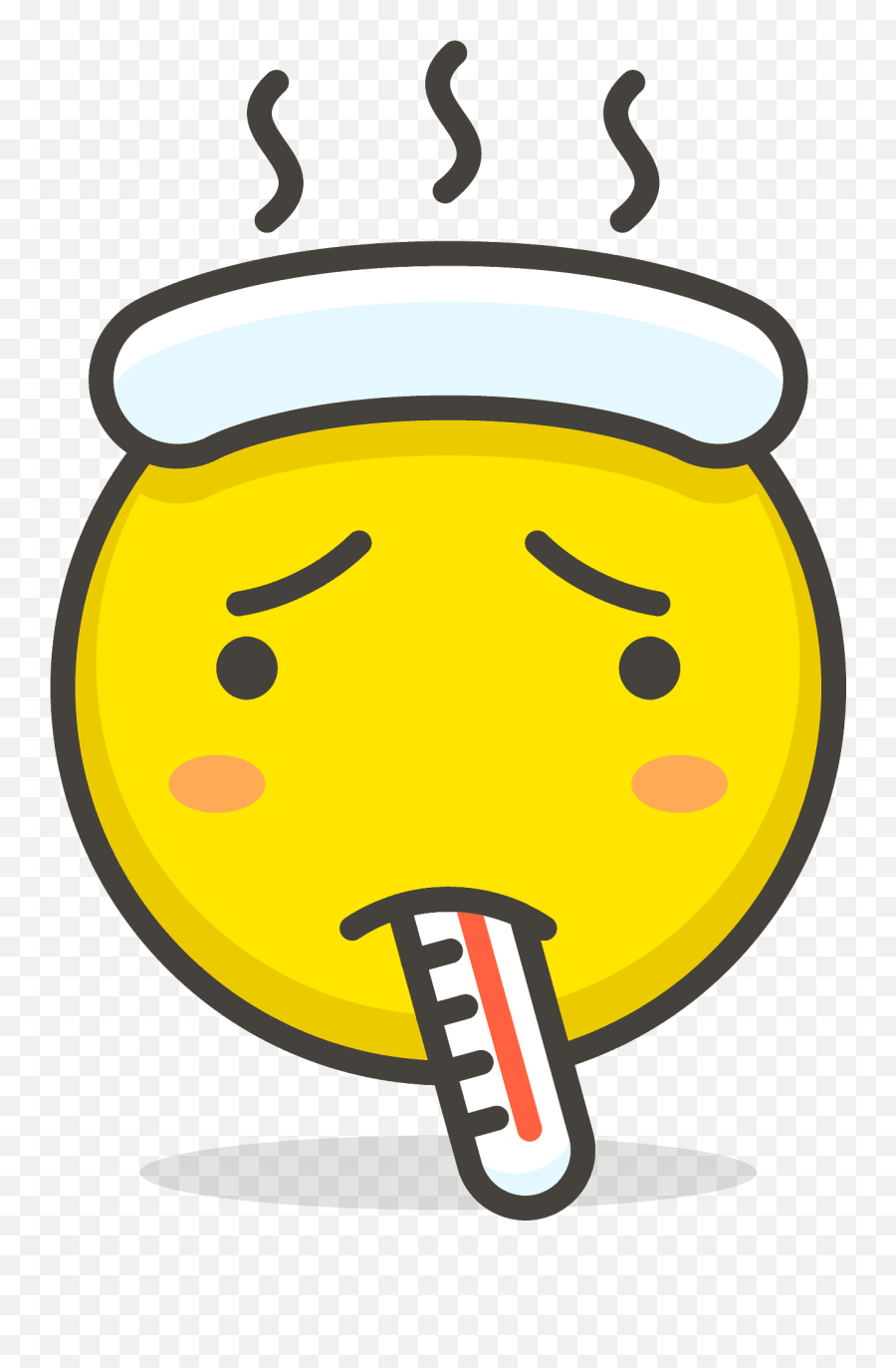 Icon Of 780 Free Vector Emoji - Ill Icon Png,Temperature Emoji