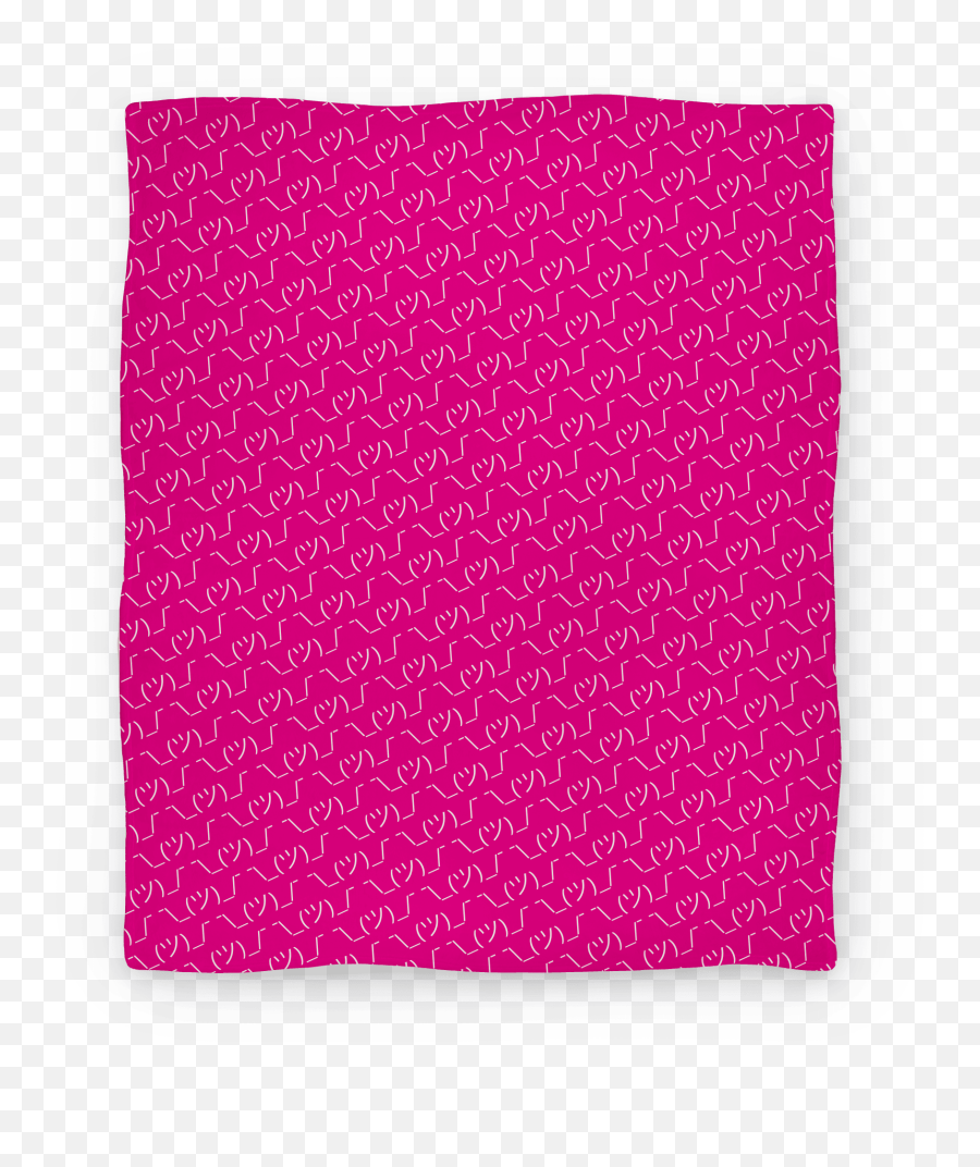 Emoticon Shrugs Pink Blankets Lookhuman - Acrylic Fiber Emoji,Shrug Emoticon