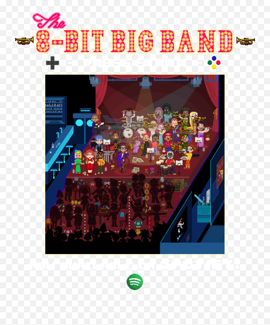 The 8 - Bit Big Band Emoji,Alex Valle Twich Emoticons