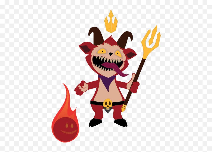 Little Devil Teemo Clipart - Cartoon Transparent Cartoon Fictional Character Emoji,Teemo Emoji