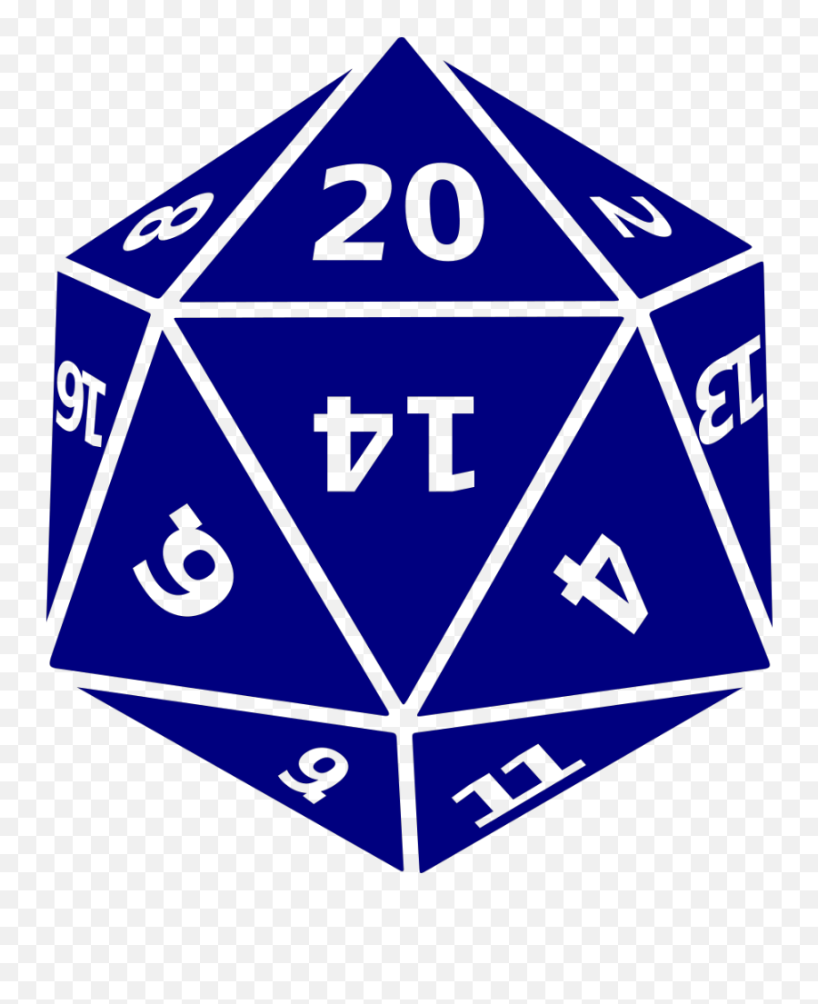 Twenty - Sided Dice Png Svg Clip Art For Web Download Clip Emoji,Two Dice Emoji