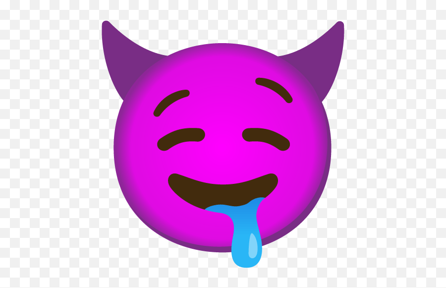Emoji Diablito Combinado,Pensive Emoji But Distorted
