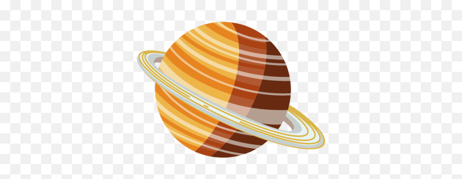 Planet Striped Saturn Illustration Transparent - 33718 Emoji,Planets Emoji