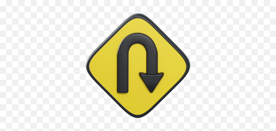 Premium Road Narrows On Both Sides 3d Illustration Download Emoji,Right Simbol Emoji