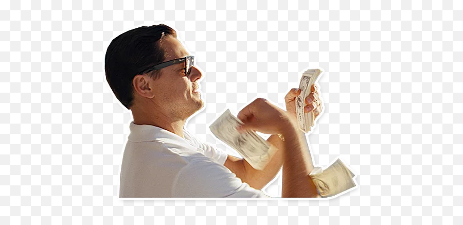 Telegram Sticker From Memepack Pack Emoji,Sunglasses Emoji Handing Money