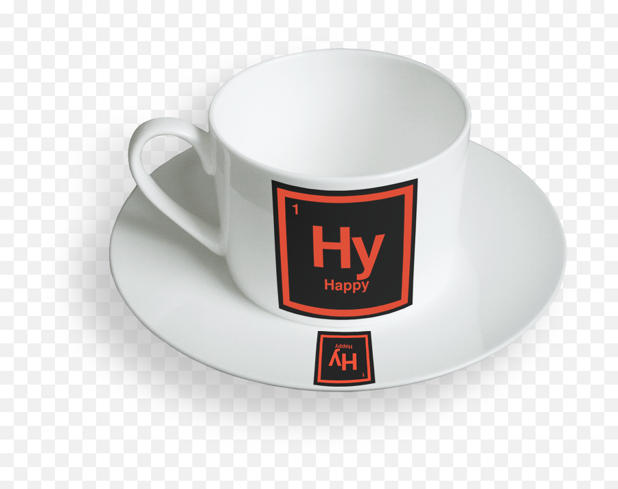 Happy Coffee Cup And Saucer - Saucer Emoji,Weather Emotions