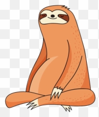 Sloth Png - Q Transparent Cartoon Jingfm Sloth Png Clipart Emoji,Sloth Emoji Android