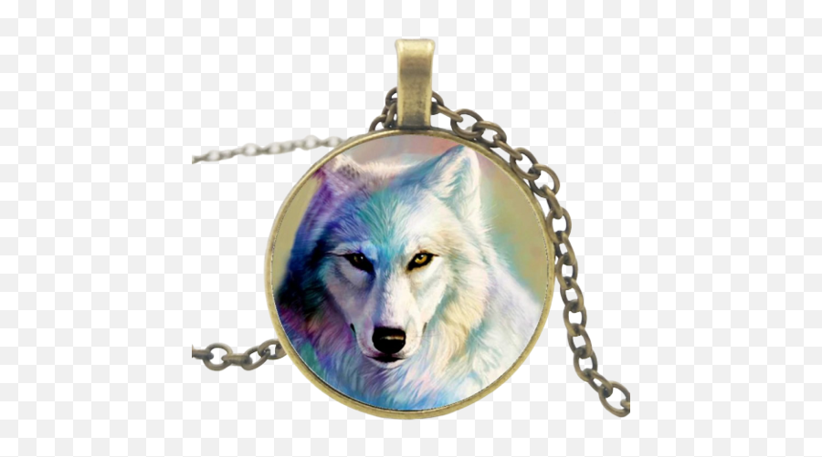 Wolf Necklaces - Zeus Pendant Emoji,Emotion Necklace Colors