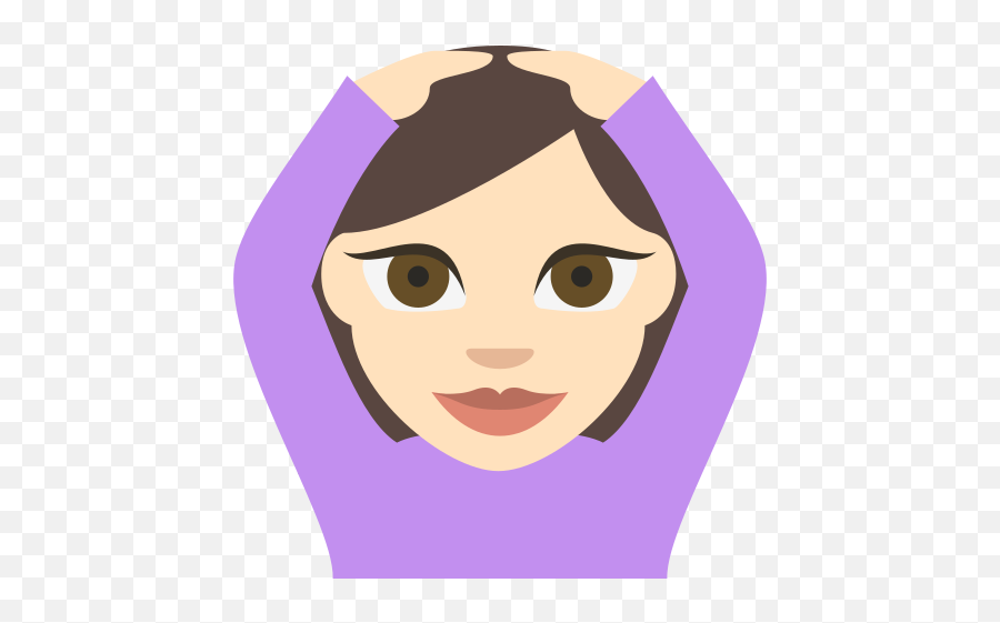 Face With Ok Gesture Light Skin Tone - Ok Gesture Emoji,Skin Tone Emojis