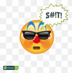 Geburtstag Emoticon Mit Clown - Happy Emoji,Emoticon Makeup