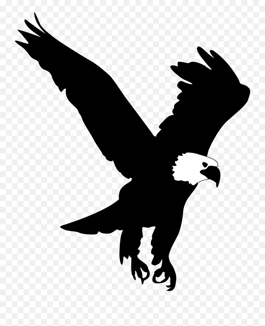Transparent Eagle Silhouette - Silhouette Clip Art Eagle Emoji,Is There An Eagle Emoji