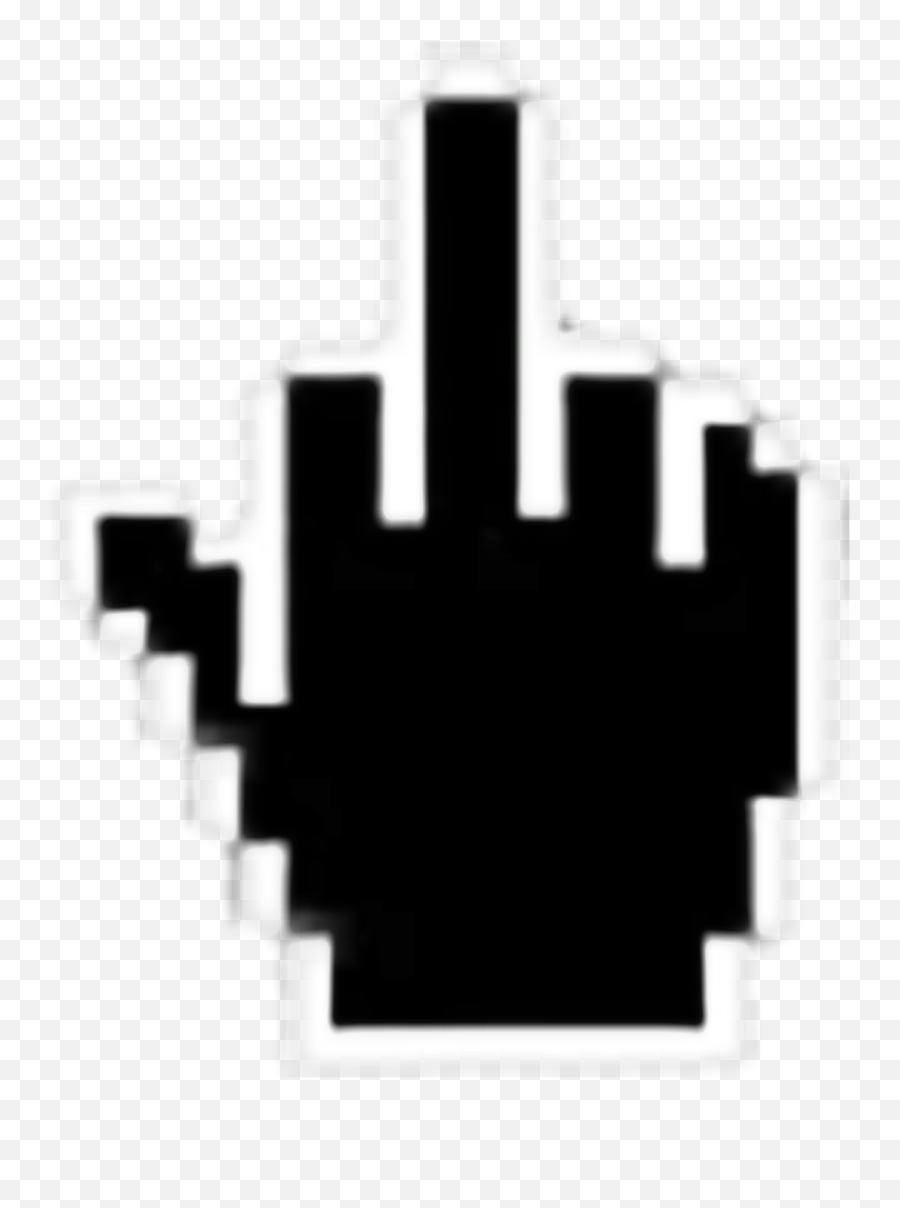 Middlefinger Emoji Supreme Mood Sticker - Supreme Cursor,Masked Emotions Meme Template