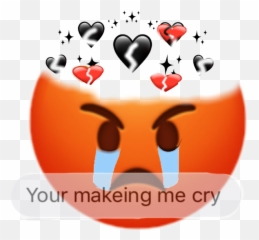 Crying Heartbreak Emoji Sticker - Playstation 2,Heartbreak Emoji