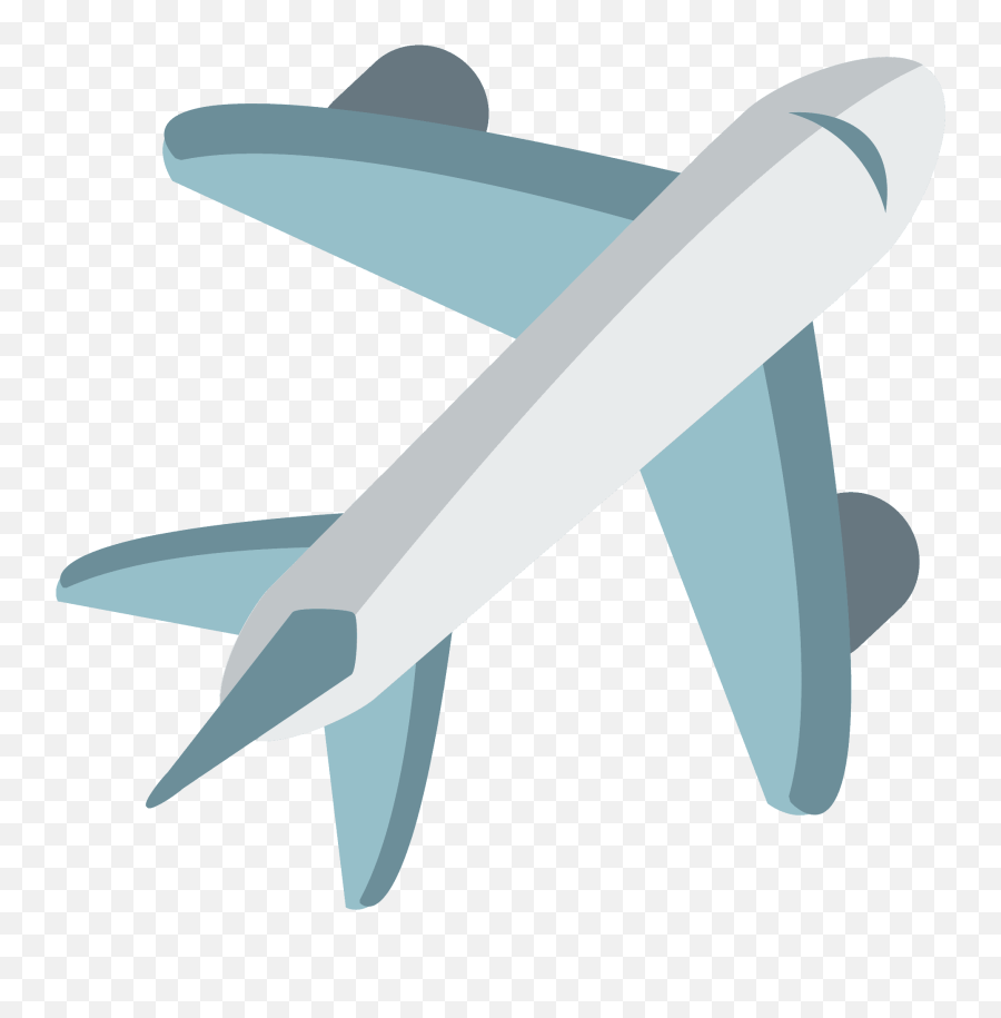 Airplane Emoji Clipart - Transparent Background Airplane Emoji,Flight Emoji