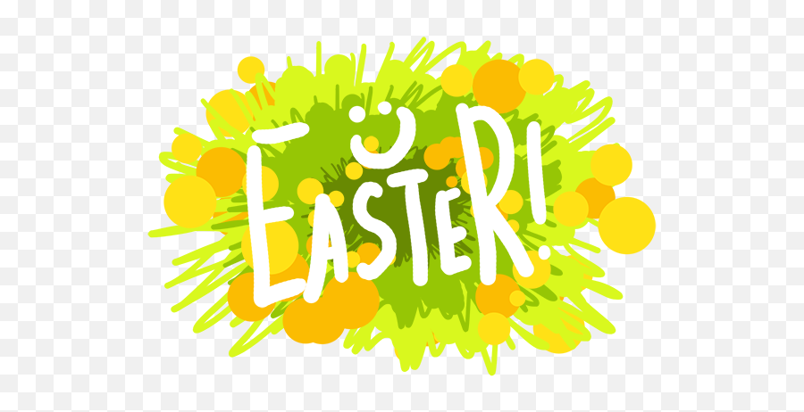 Fat Easter Bunny - Easter Spring Stickers Emoji By Dat Vu Tran Dot,Yellow Bunny Girl Emojis