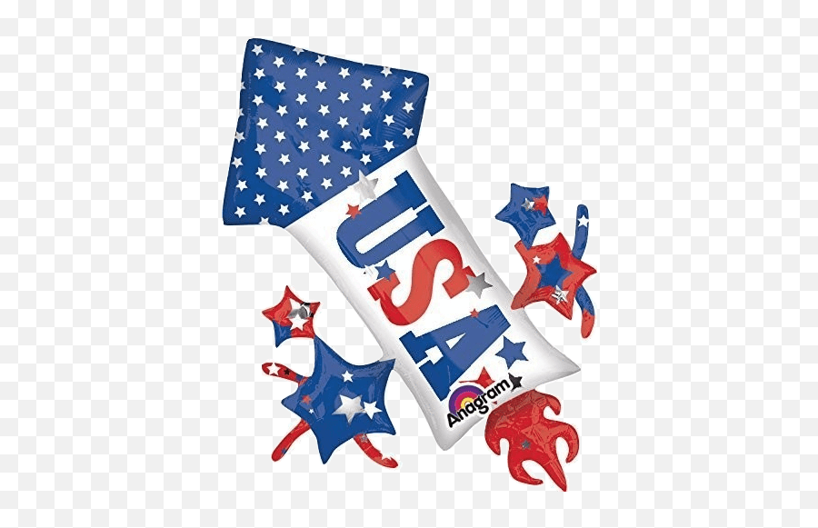 Patriotic Usa Firework Giant 42 - American Emoji,Flag And Rocket Emoji