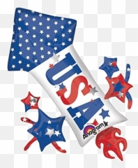 Patriotic Usa Firework Giant 42 - American Emoji,Flag And Rocket Emoji