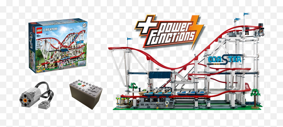 Lego Creator Expert Roller Coaster 10261 4124 Pieces - Lego Power Functions Emoji,Where Is Model Number On Emotion Rollers