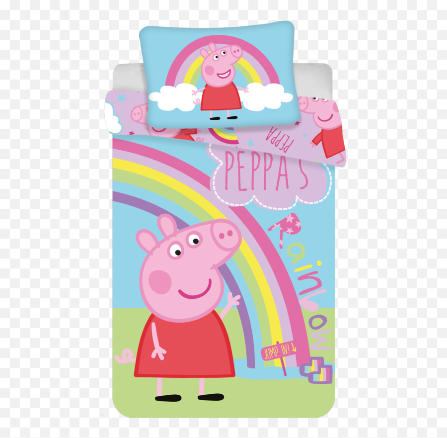 Peppa Pig - Bettwäsche Von Peppa Wutz Emoji,Pig Emoji Pillow