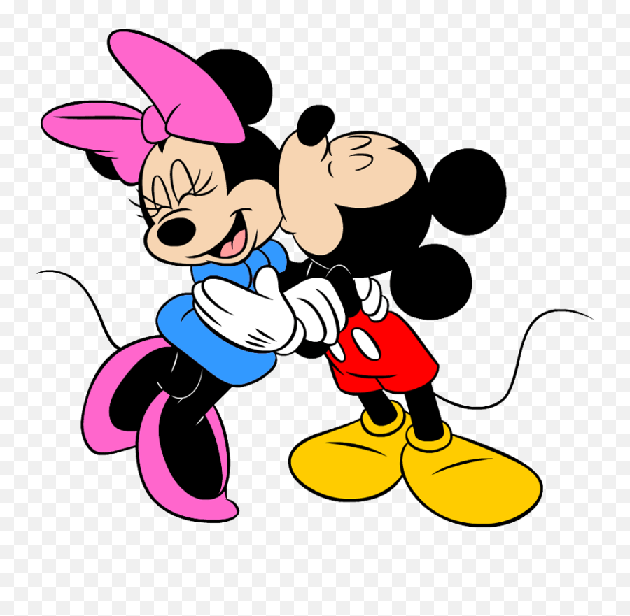 Mickey Mouse Kisses Minnie Free Image - If It Means Anything Autumn Emoji,E...