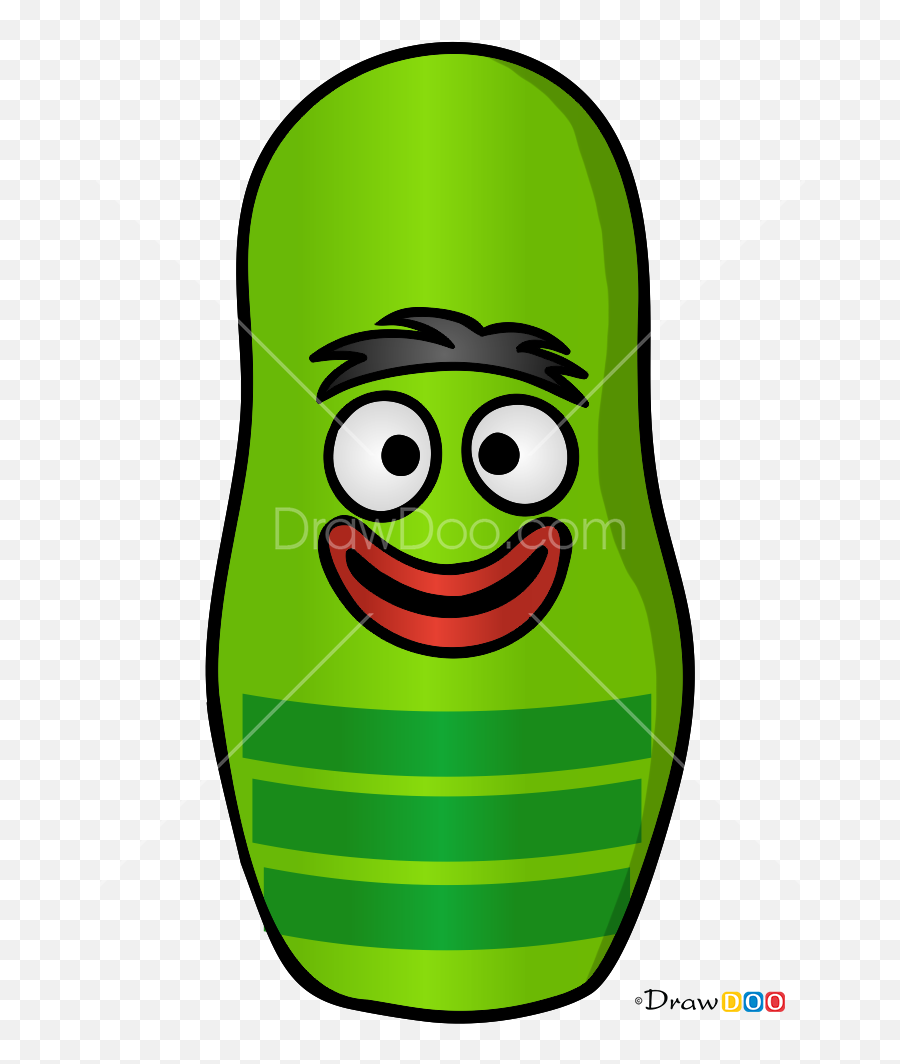 To Draw Brobee Nesting Doll Yo Gabba Gabba - Happy Emoji,Two Green Bear Emojis And An Astrix