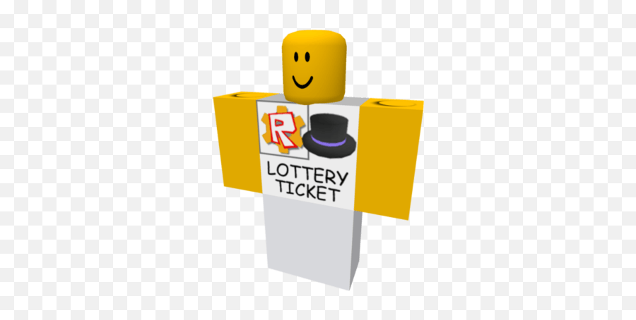 Robloxian Nakedrobloxian Twitter - Roblox Lottery Ticket Emoji,